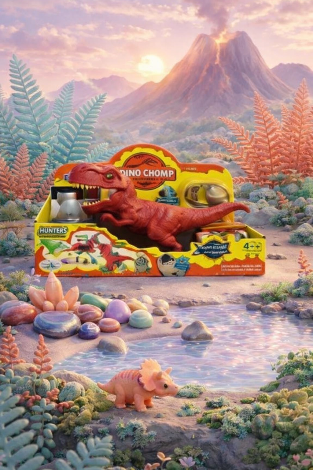 Dinosaurio con Huevos