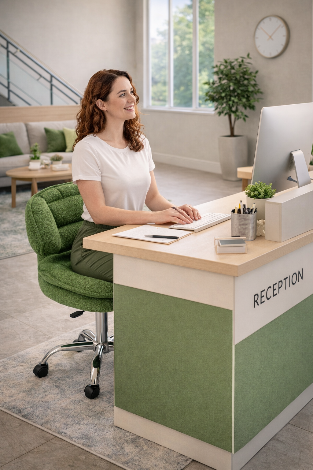 SILLA GIRATORIA  – Moderna, Funcional y Súper Resistente