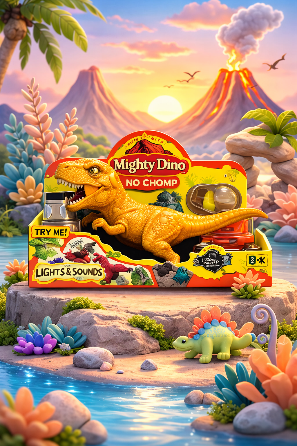 Dinosaurio con Huevos