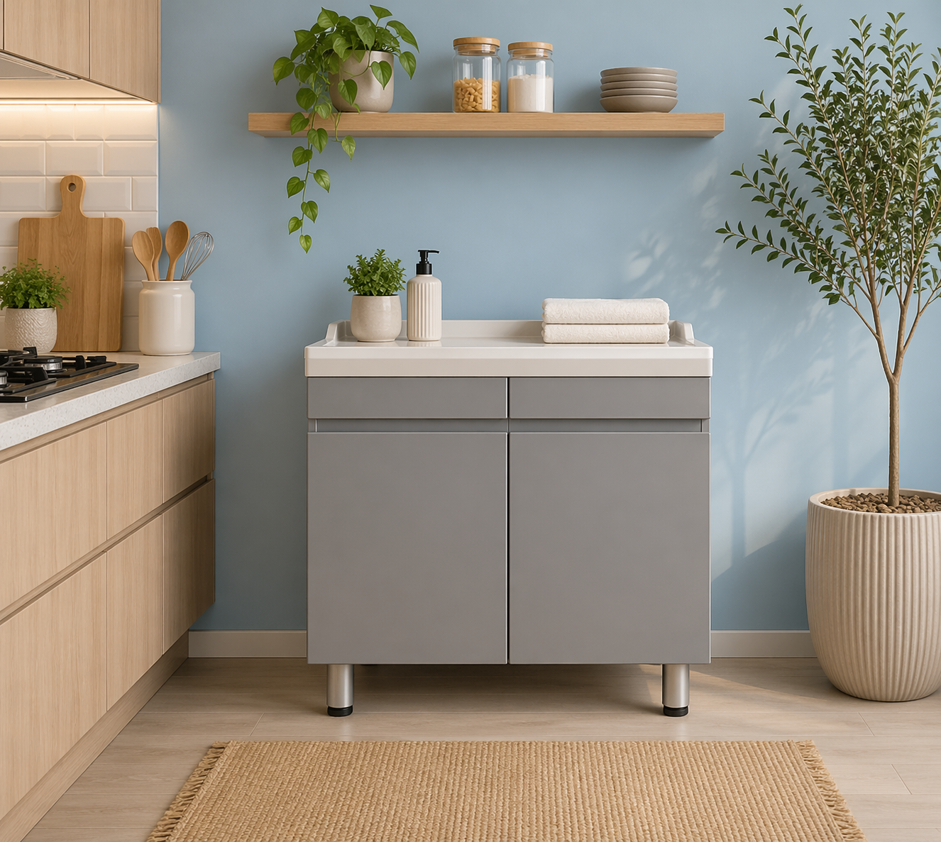 MUEBLE DE LAVAMANOS / LAVATRASTOS