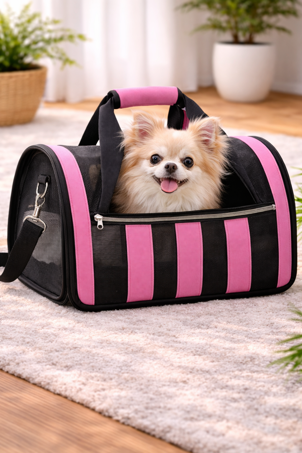 Bolso de Viaje para Mascotas – Comodidad y Seguridad Portátil