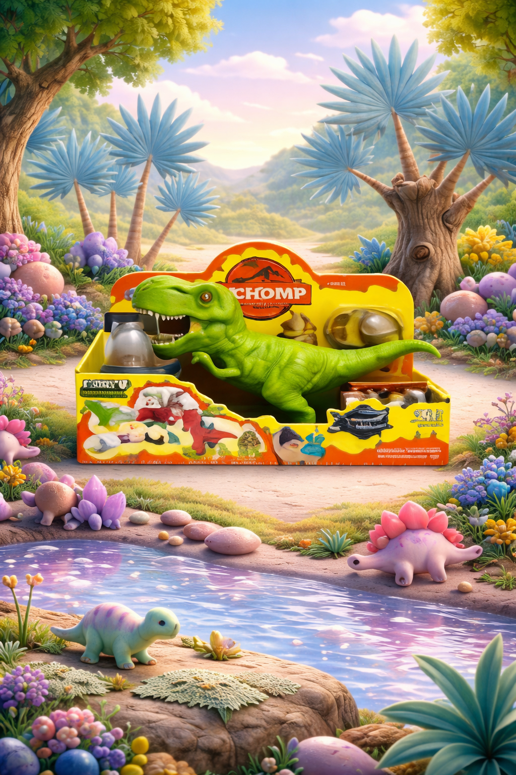 Dinosaurio con Huevos