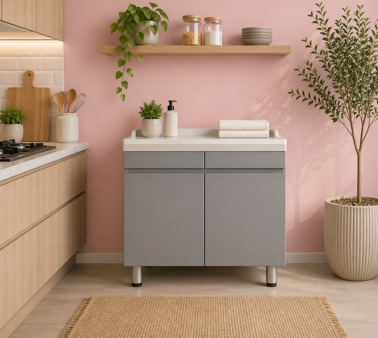 MUEBLE DE LAVAMANOS / LAVATRASTOS