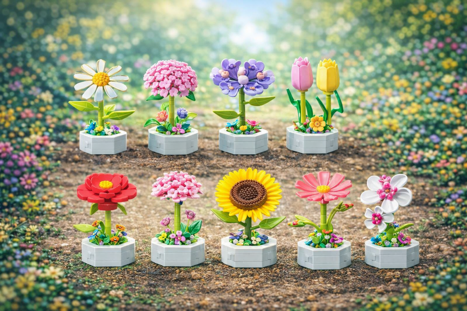 Bloques de flores 103A