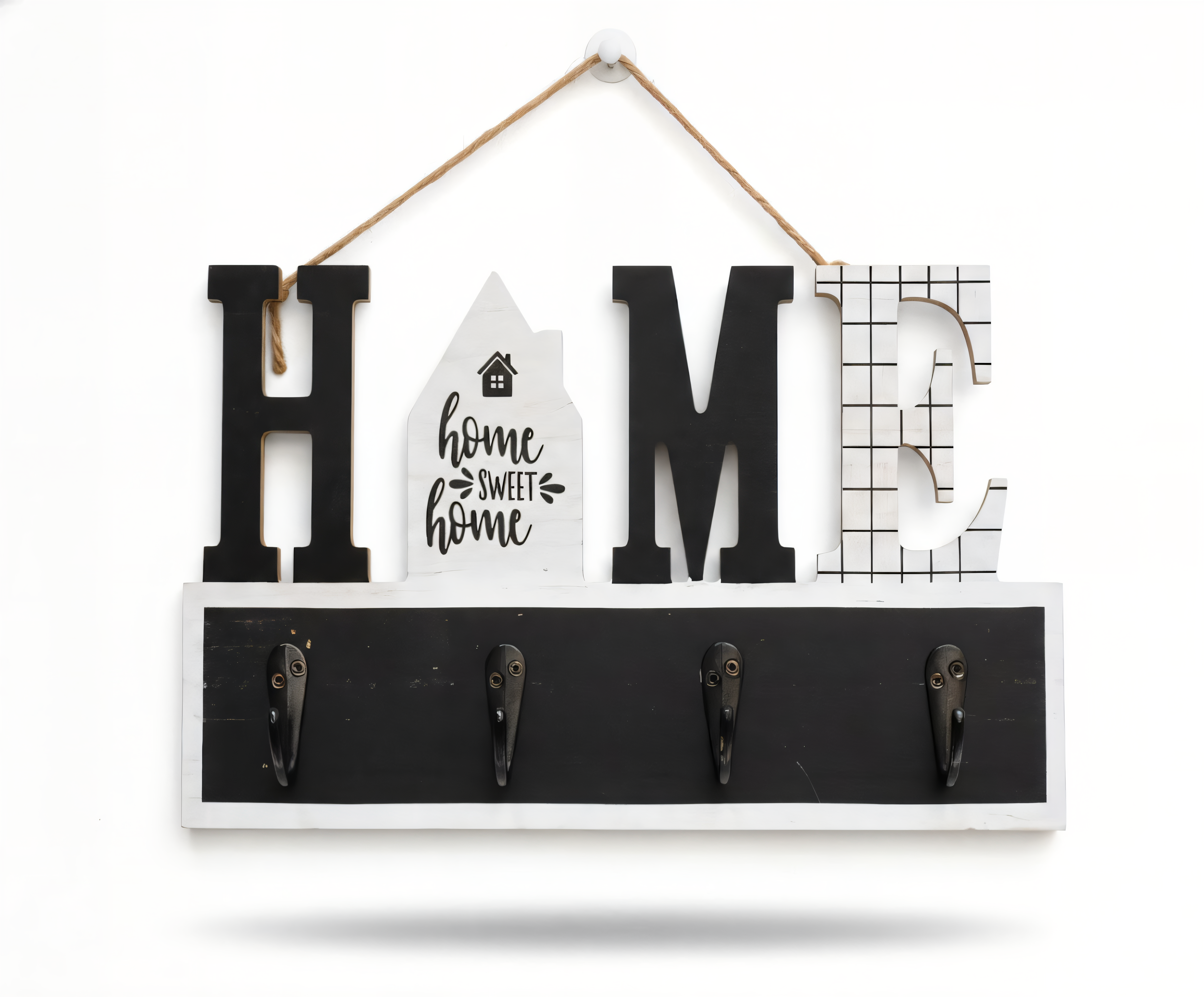 Adorno colgante de madera