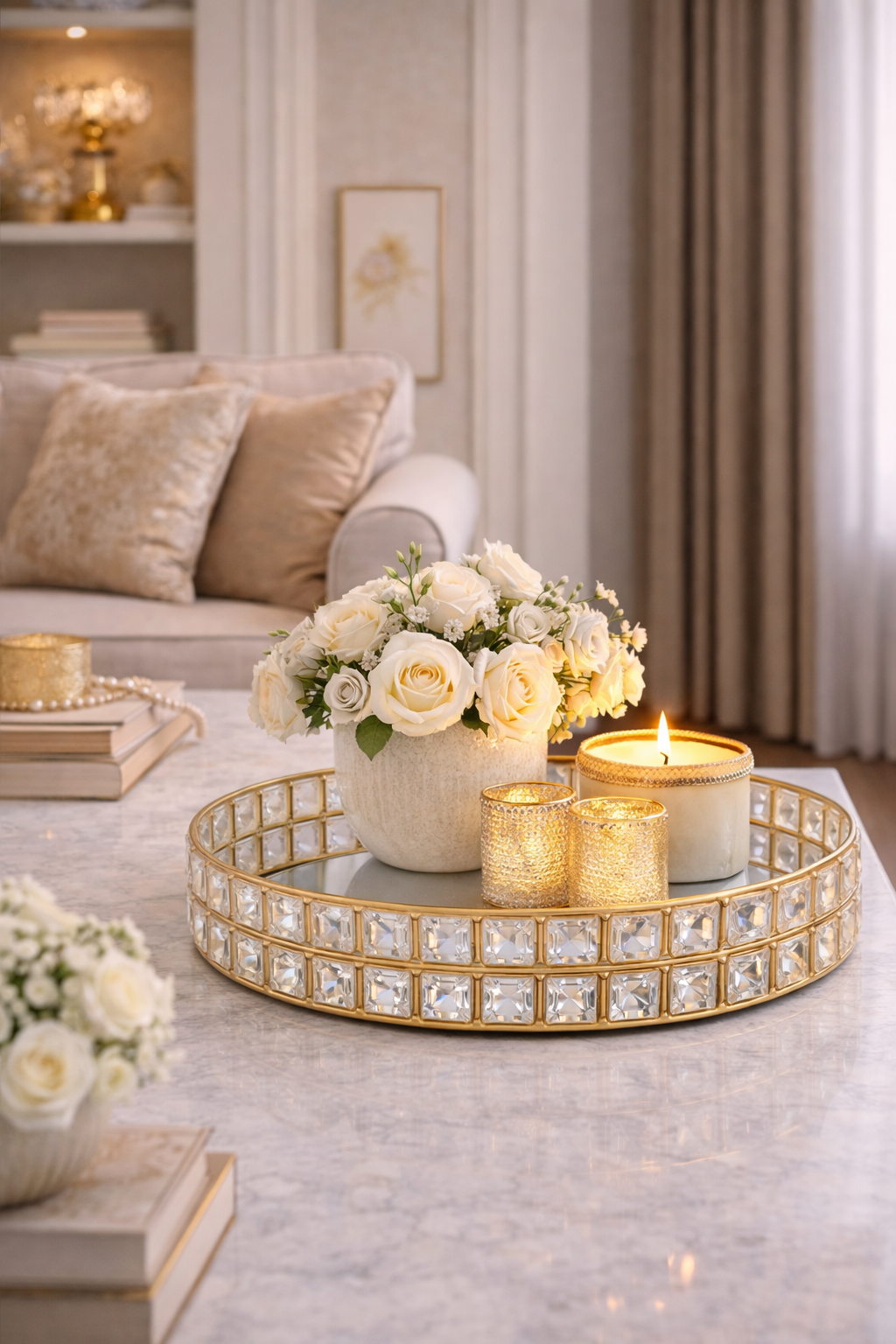 Bandeja de Cristal – Elegante, Moderna y Decorativa