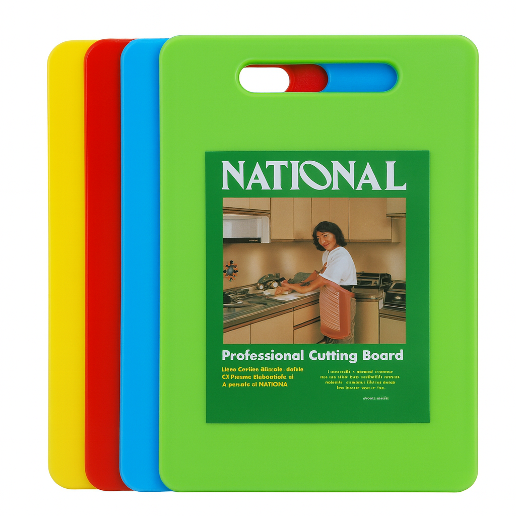 Tabla cortar plastico, 43x27x0.6 cm.