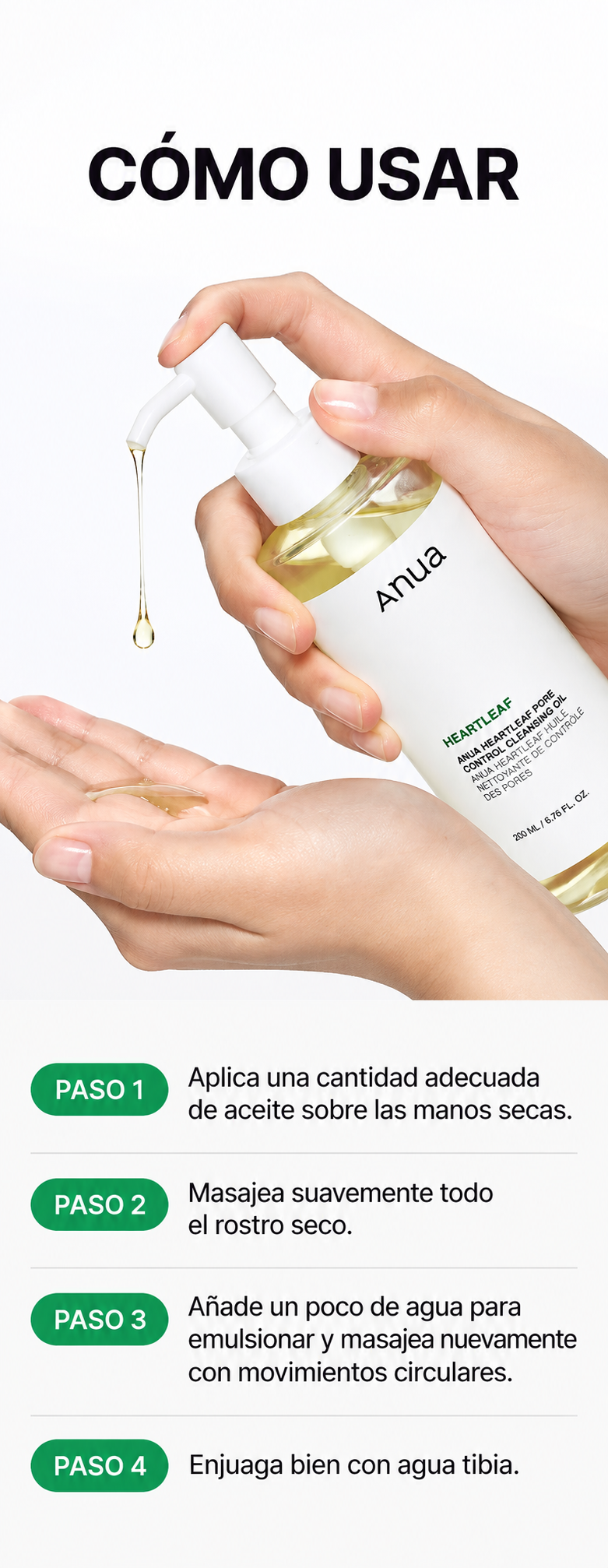 [ANUA] 🌿✨Heartleaf Pore Control Cleansing Oil – 200 ml ✨🌿