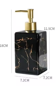 Dispensador de Jabón Líquido Marmolado Premium