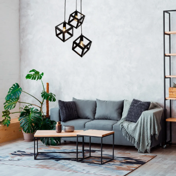 Lámpara colgante de 3 luces