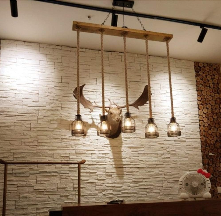 Lampara led decorativa de techo colgante