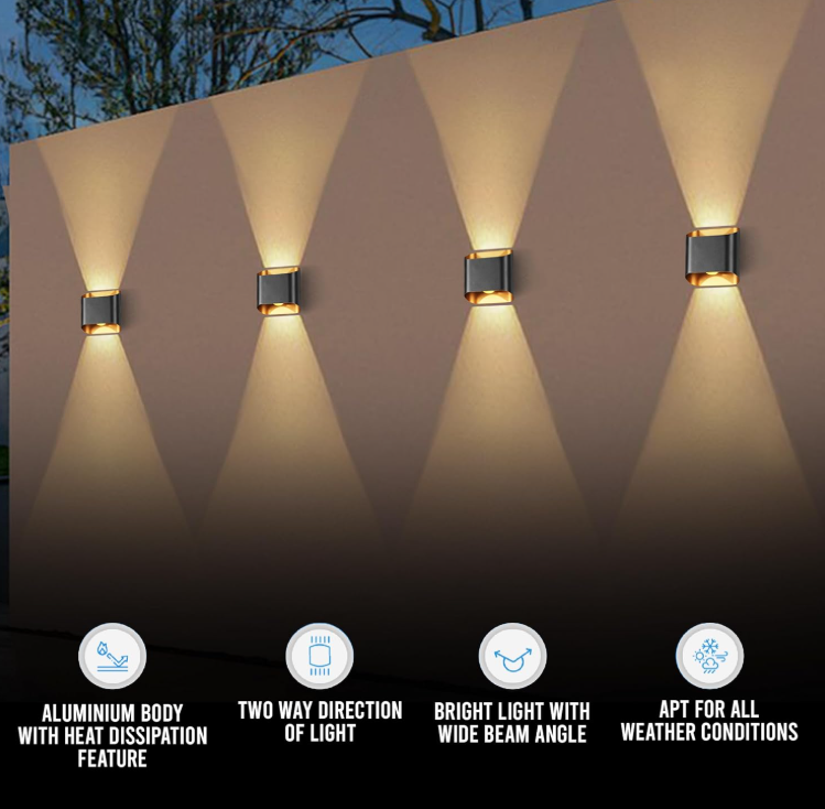 Lampara de pared led 4W