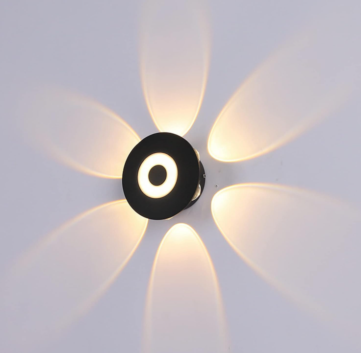 Lampara de pared led 4+3W