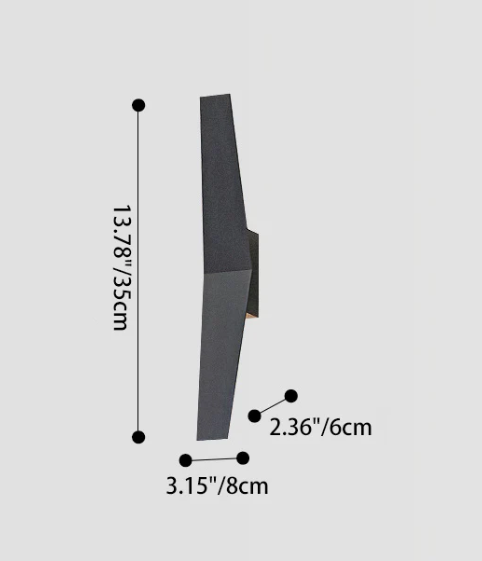 Lampara de pared led 12W