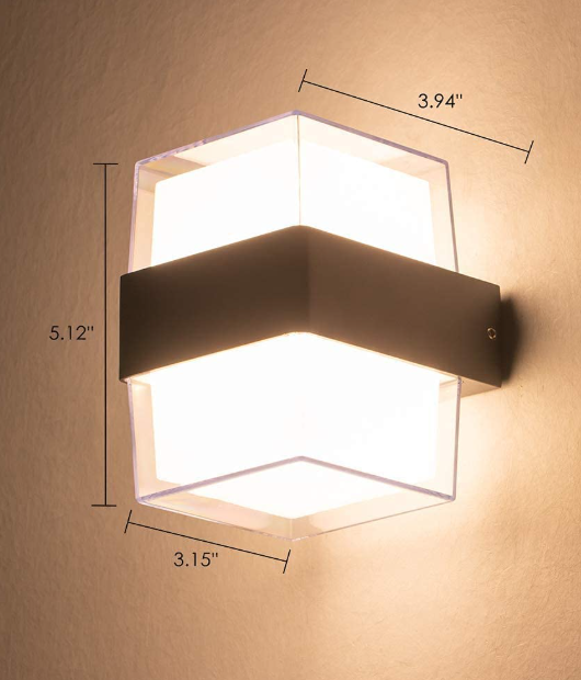 Lampara de pared led 10W