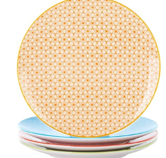 10.5" Plato con esmalte en relieve