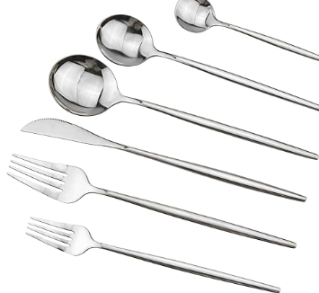 Set de cuchillo, tenedor y cuchara