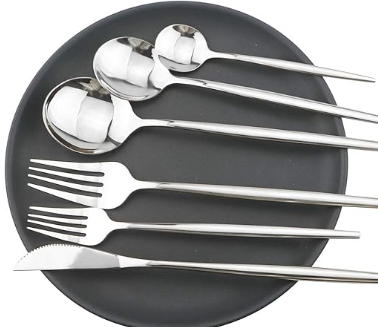 Set de cuchillo, tenedor y cuchara