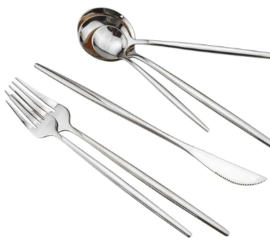 Set de cuchillo, tenedor y cuchara