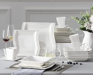 Juego de cena 18 piezas Porcelana