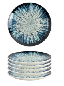 Set de platos ceramica de 24 piezas