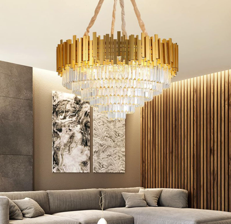 Lámpara Colgante de Cristal LED