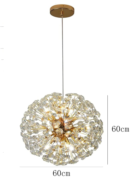 Lámpara Decorativa de Cristal