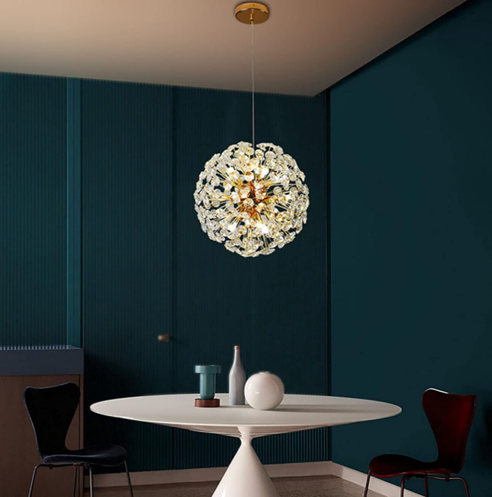 Lámpara Decorativa de Cristal