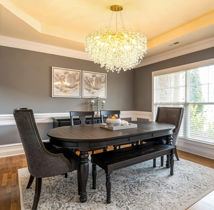 Lámpara Colgante de Cristal