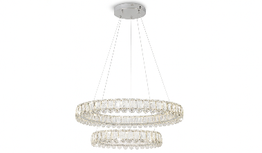 Lámpara Colgante de Cristal LED con Control Remoto