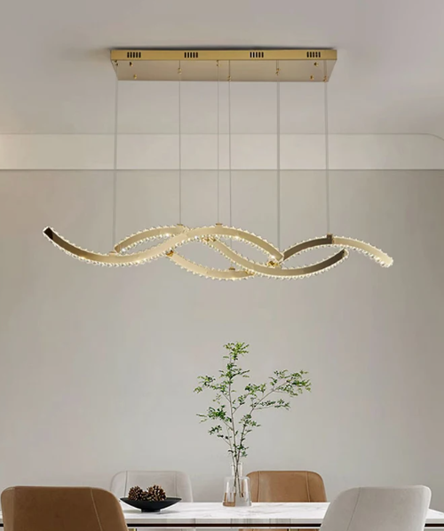 Lámpara Colgante de Cristal LED