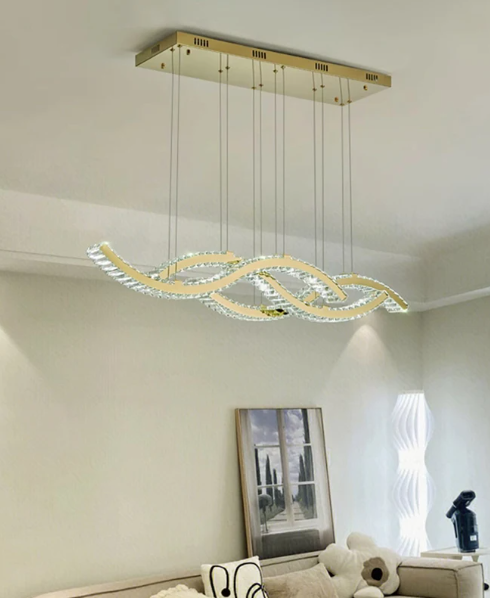 Lámpara Colgante de Cristal LED