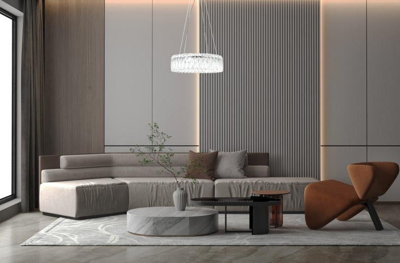 Lámpara Colgante de Cristal LED