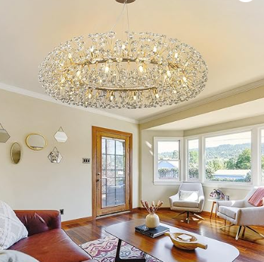 Lámpara Decorativa de Cristal