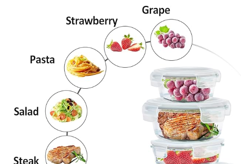 Taper de vidrio redondo grande | 1000ml