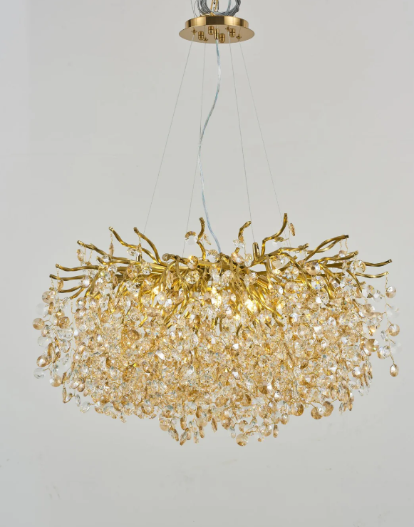 Lámpara Colgante de Cristal