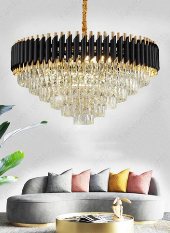 Lámpara Colgante de Cristal