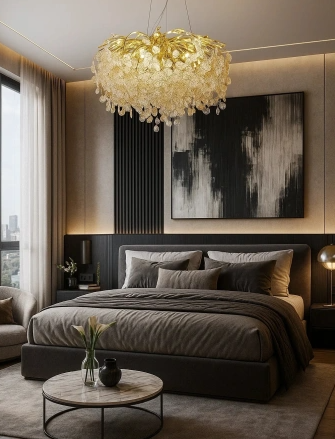 Lámpara Colgante de Cristal