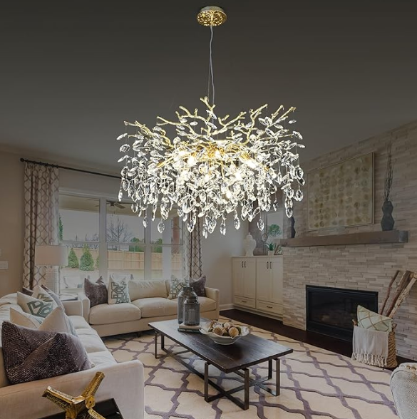 Lámpara de Cristal de Lujo