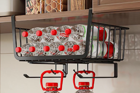 Estante Organizador Colgante de Metal – 33 × 27.5 × 20.5 cm | Resistente y Práctico