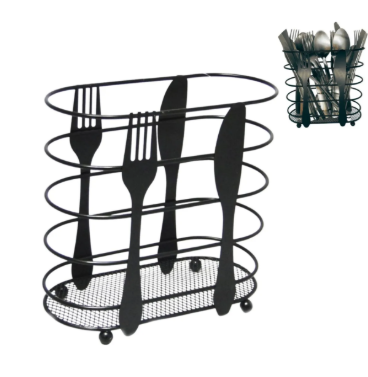 Porta Cubiertos– Organizador de Cocina | 16 × 8 × 16 cm