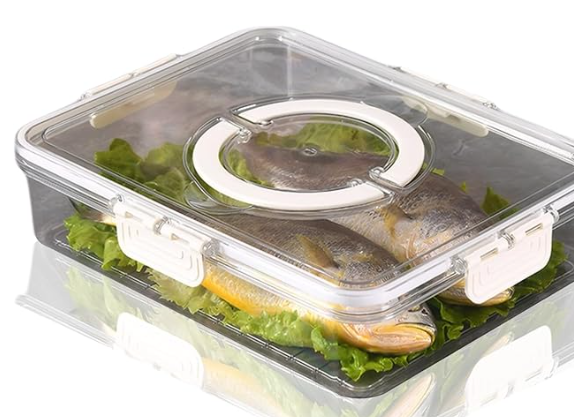 Caja para Conservar Alimentos – Plástico | 31×24×7cm