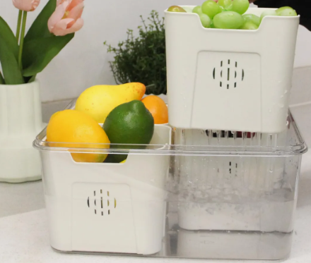 Recipiente Hermético– Plástico para Conservar Alimentos | 31 × 24 × 14.5 cm