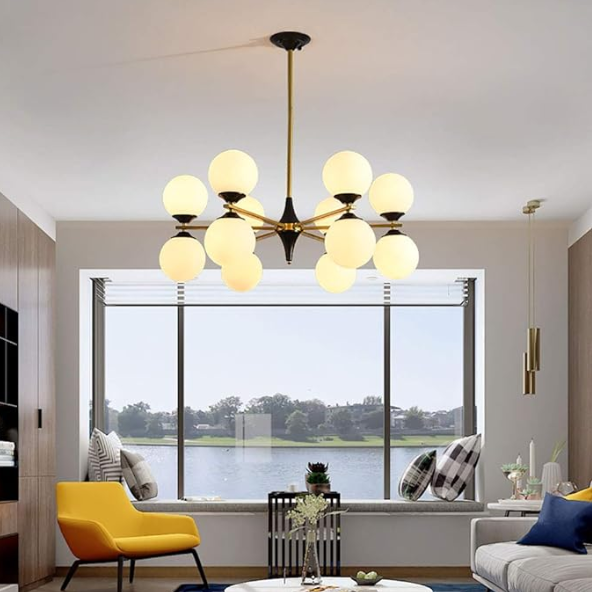 Lámpara de araña Sputnik LED – moderna y creativa