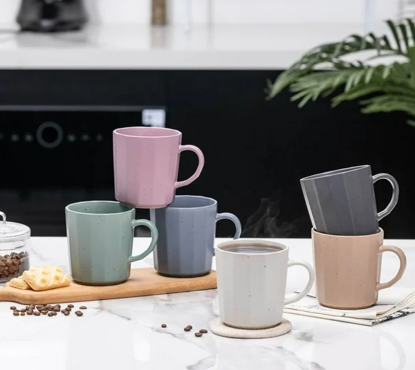 Taza de cerámica | Variedad de colores – 10 × 10.8 cm – Modelo CRM-XYTC003