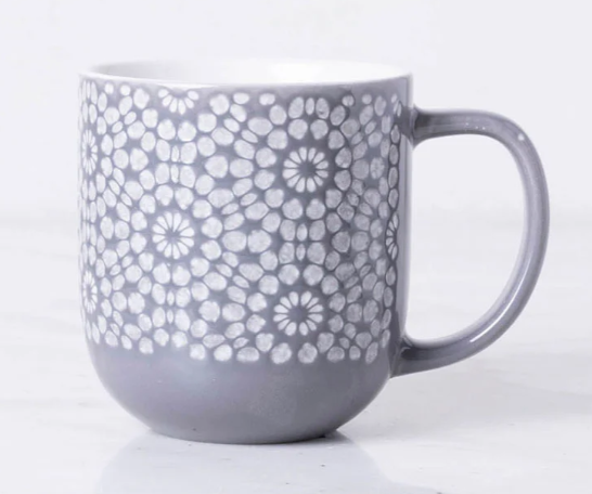 Juego de té de porcelana | 230 ml – 6 tazas con platillos