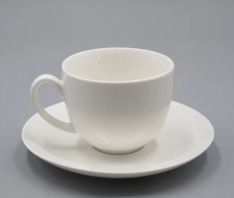 Juego de tazas y platillos de porcelana | 260 ml – 6 piezas