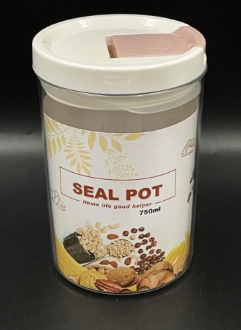 Frasco plástico con tapa hermética