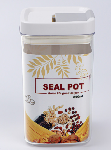 Frasco plástico con tapa hermética