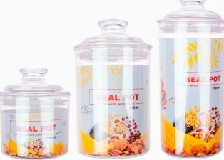 Frasco plástico con tapa hermética